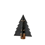 Juletræ på træfod sort 15 cm fra Lübec Living OOhh - Tinashjem 